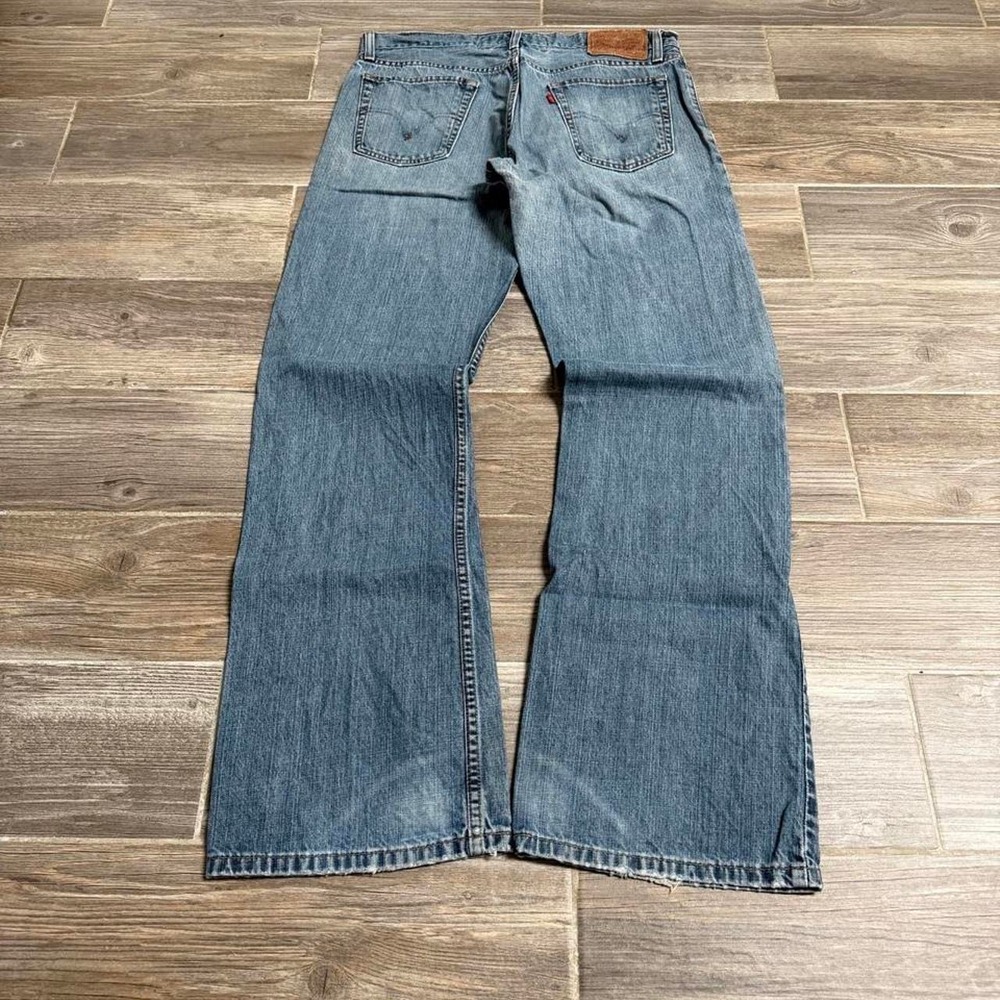 Y2K 2000s levis 527 low boot cut baggy jeans size 33"